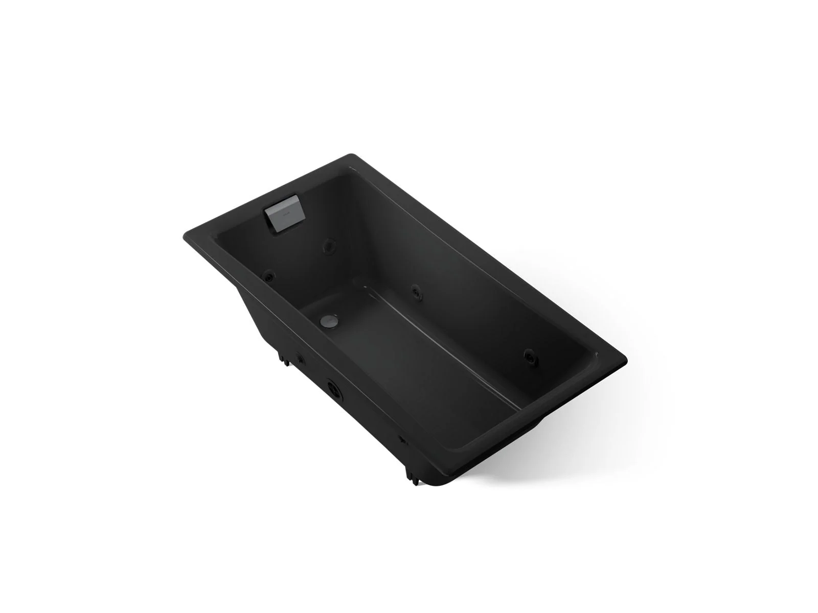 KOHLER K-852-JHE Tea-for-Two 60" x 32" drop-in/undermount whirlpool bath - Image 9