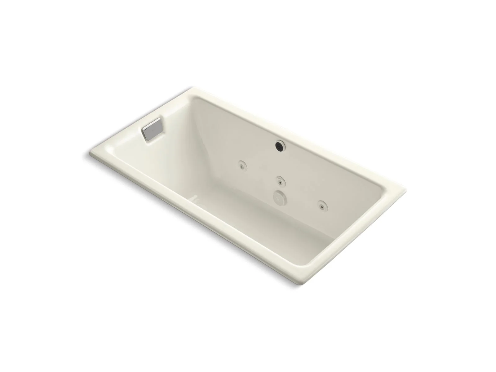 KOHLER K-856-JHN Tea-for-Two 66" x 36" drop-in/undermount whirlpool bath - Image 3