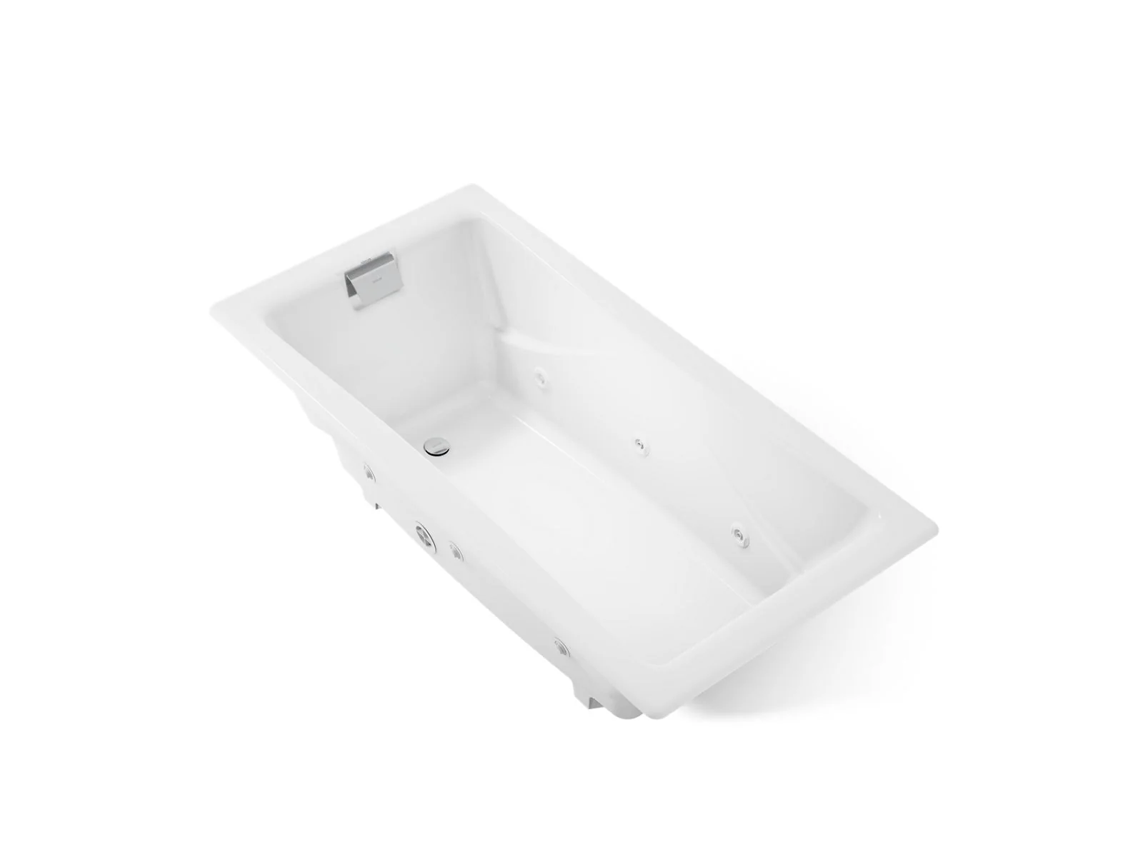 KOHLER K-865-JHB Tea-for-Two 71-3/4" x 36" drop-in/undermount whirlpool bath - Image 5