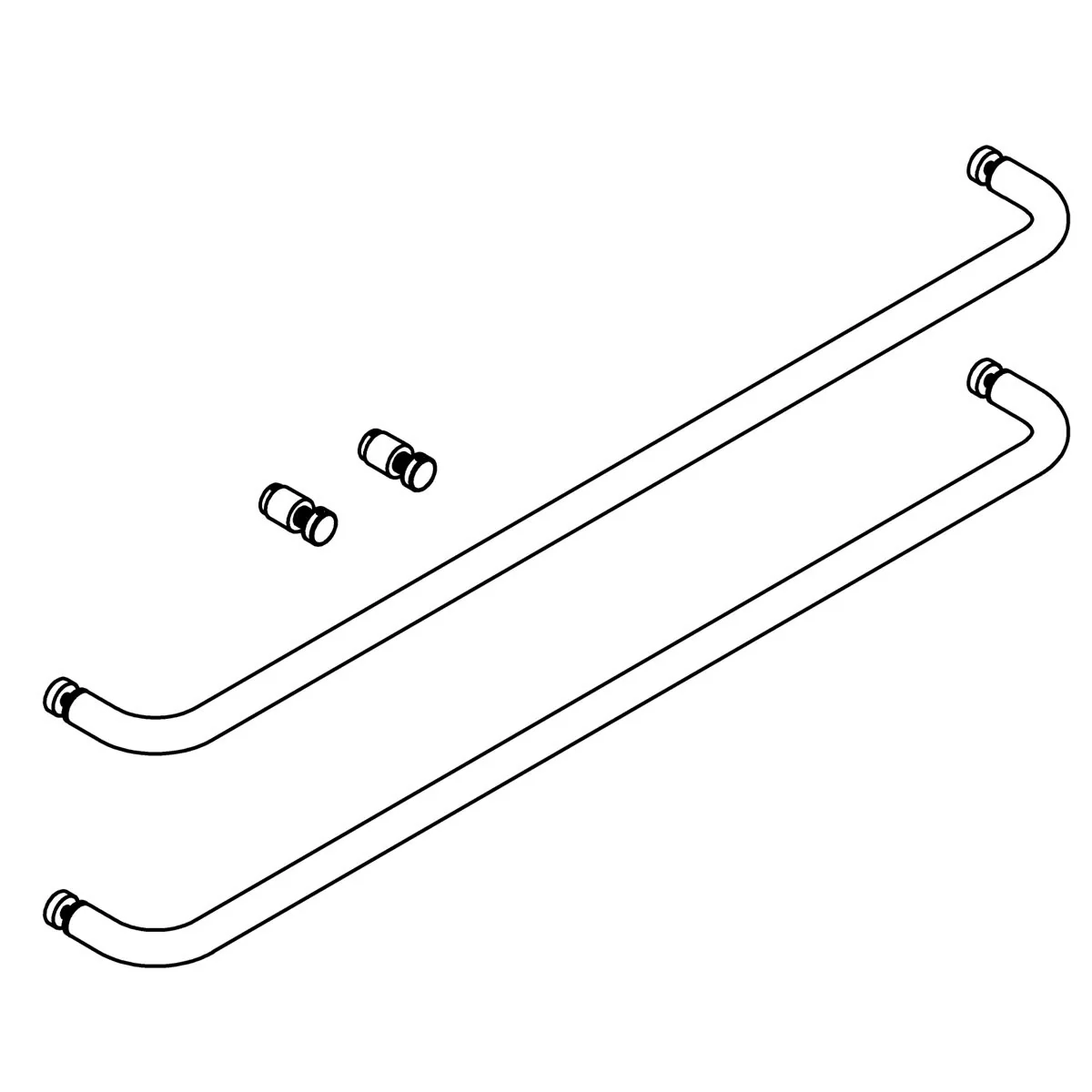 KOHLER K-1598418-04 Towel Bar 24" And Handle Kit