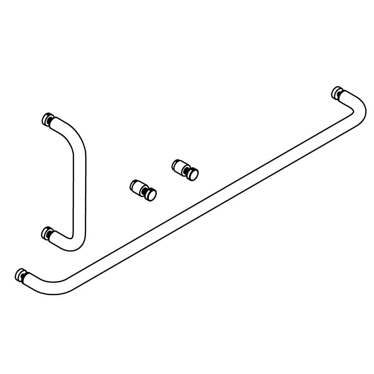 KOHLER K-1599123-01 Towel Bar 27" And Handle Kit