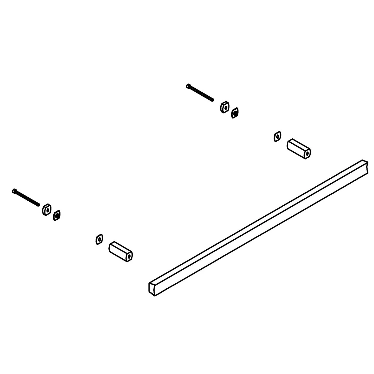 KOHLER K-1285598-01-ABZ Towel Bar Kit
