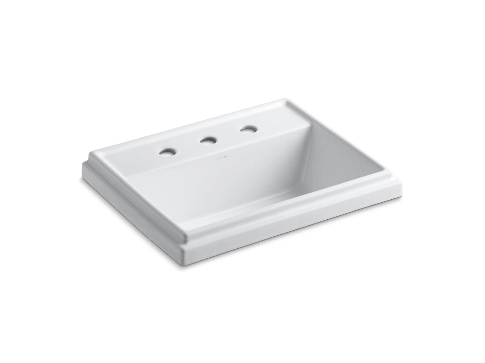 KOHLER K-2991-8 Tresham 21-3/4" rectangular drop-in bathroom sink