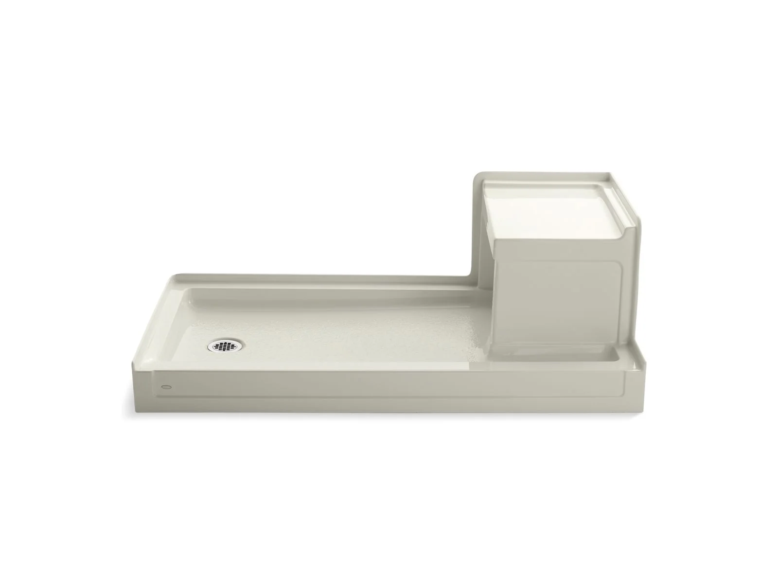 KOHLER K-1977 Tresham 60" x 32" alcove shower base, left drain - Image 2