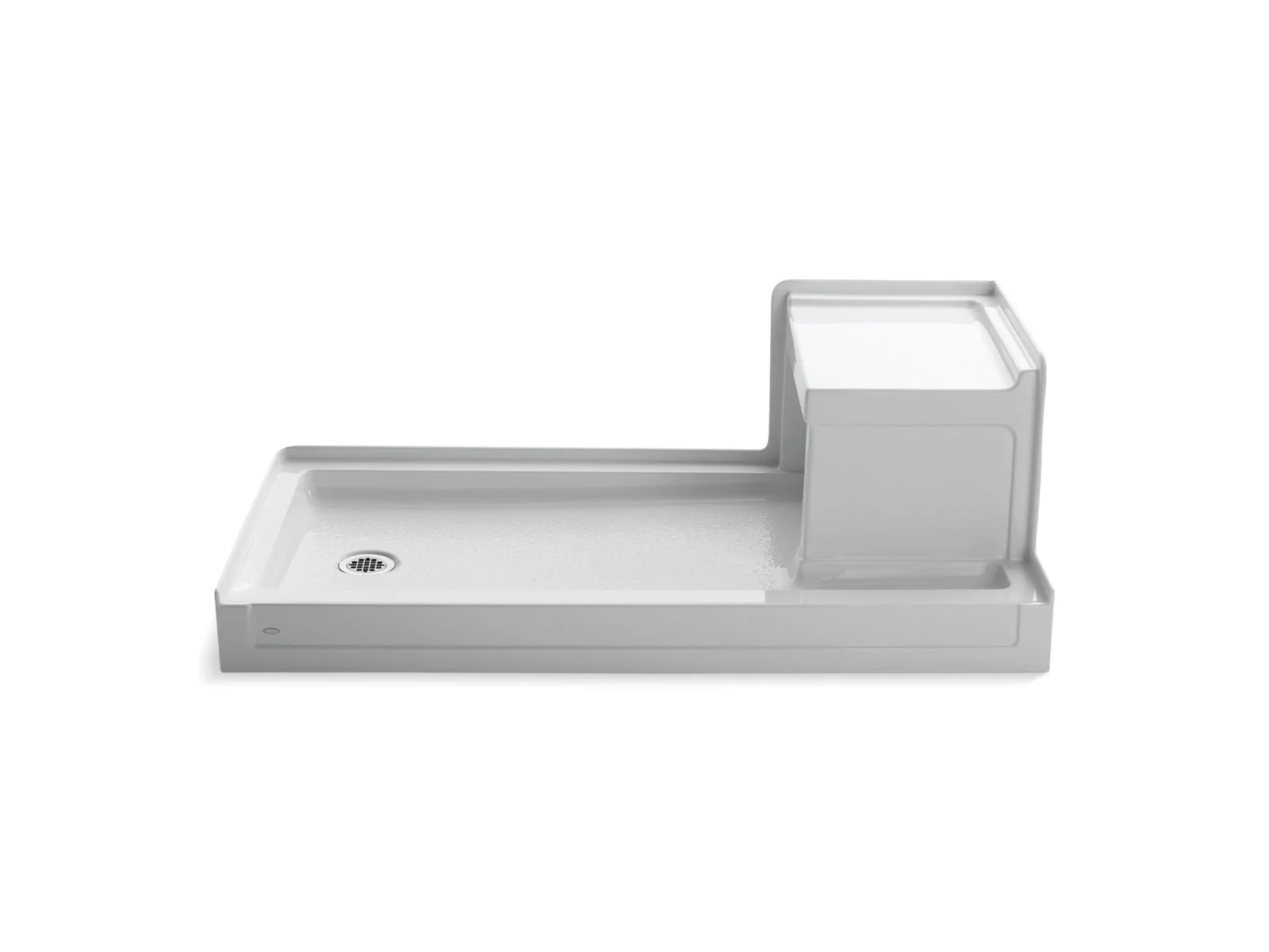 KOHLER K-1977 Tresham 60" x 32" alcove shower base, left drain - Image 4
