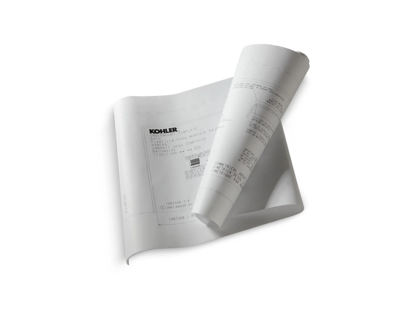KOHLER K-550 Undermount installation kit for use with Underscore baths, whirlpools, and BubbleMassage air baths - Image 2
