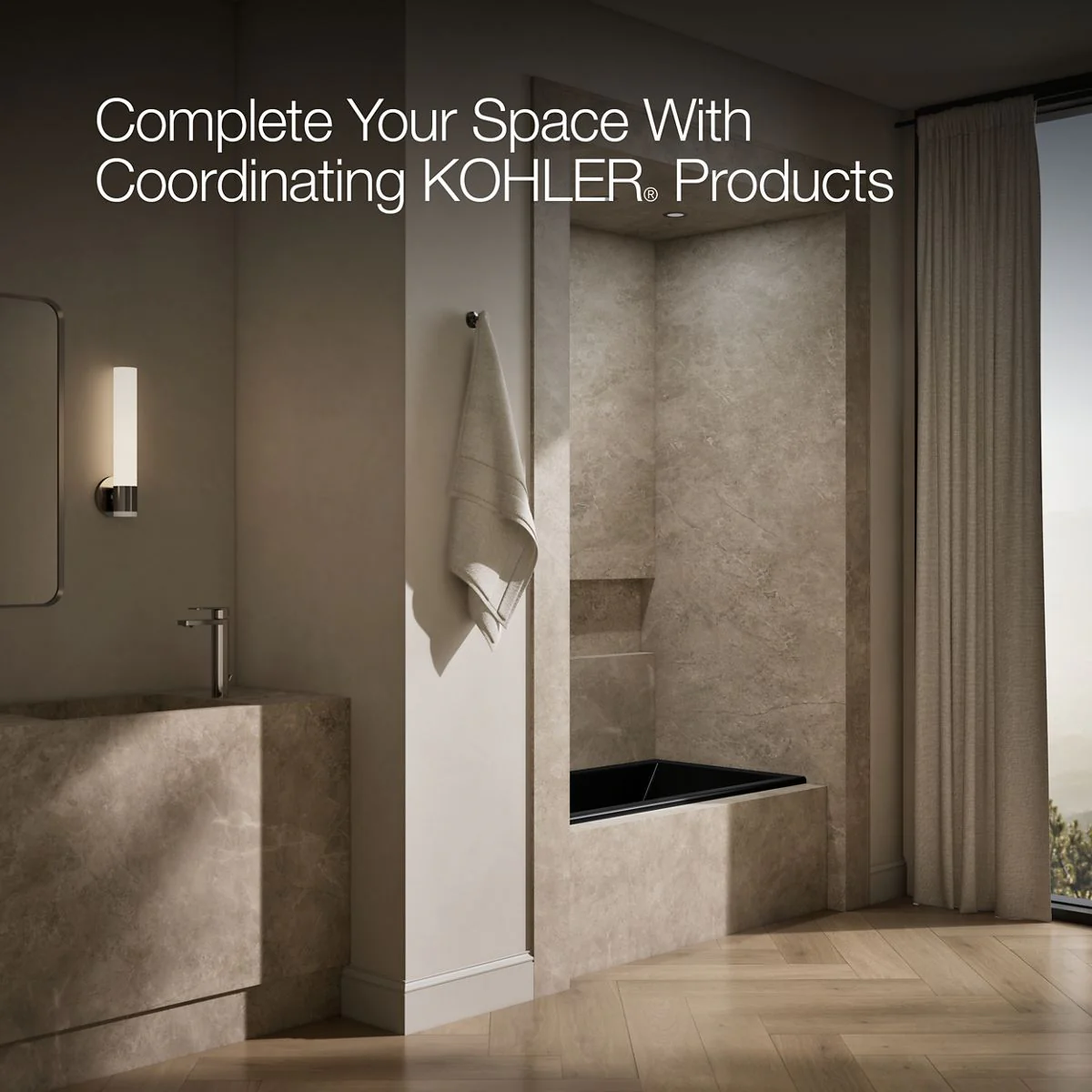 KOHLER K-1121-LW Underscore 60" x 30" alcove bath with Bask heated surface, left drain - Image 19