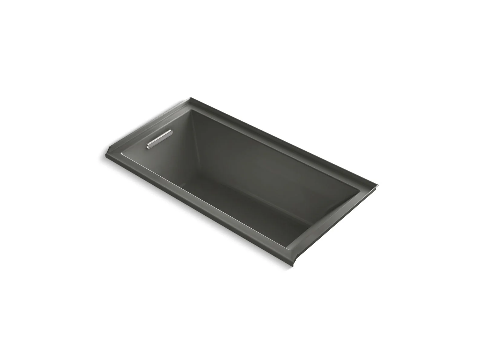 KOHLER K-1121-LW Underscore 60" x 30" alcove bath with Bask heated surface, left drain - Image 2