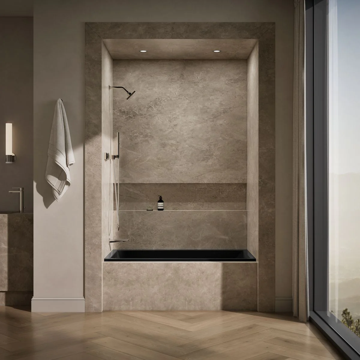 KOHLER K-1121-LW Underscore 60" x 30" alcove bath with Bask heated surface, left drain - Image 20