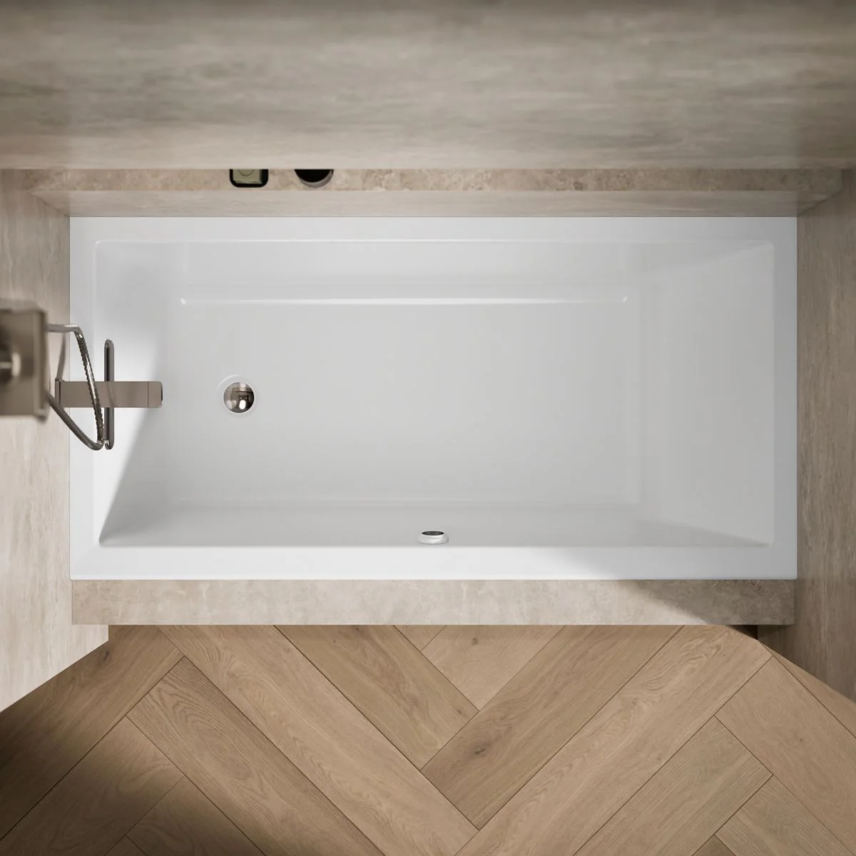 KOHLER K-1121-LW Underscore 60" x 30" alcove bath with Bask heated surface, left drain - Image 26