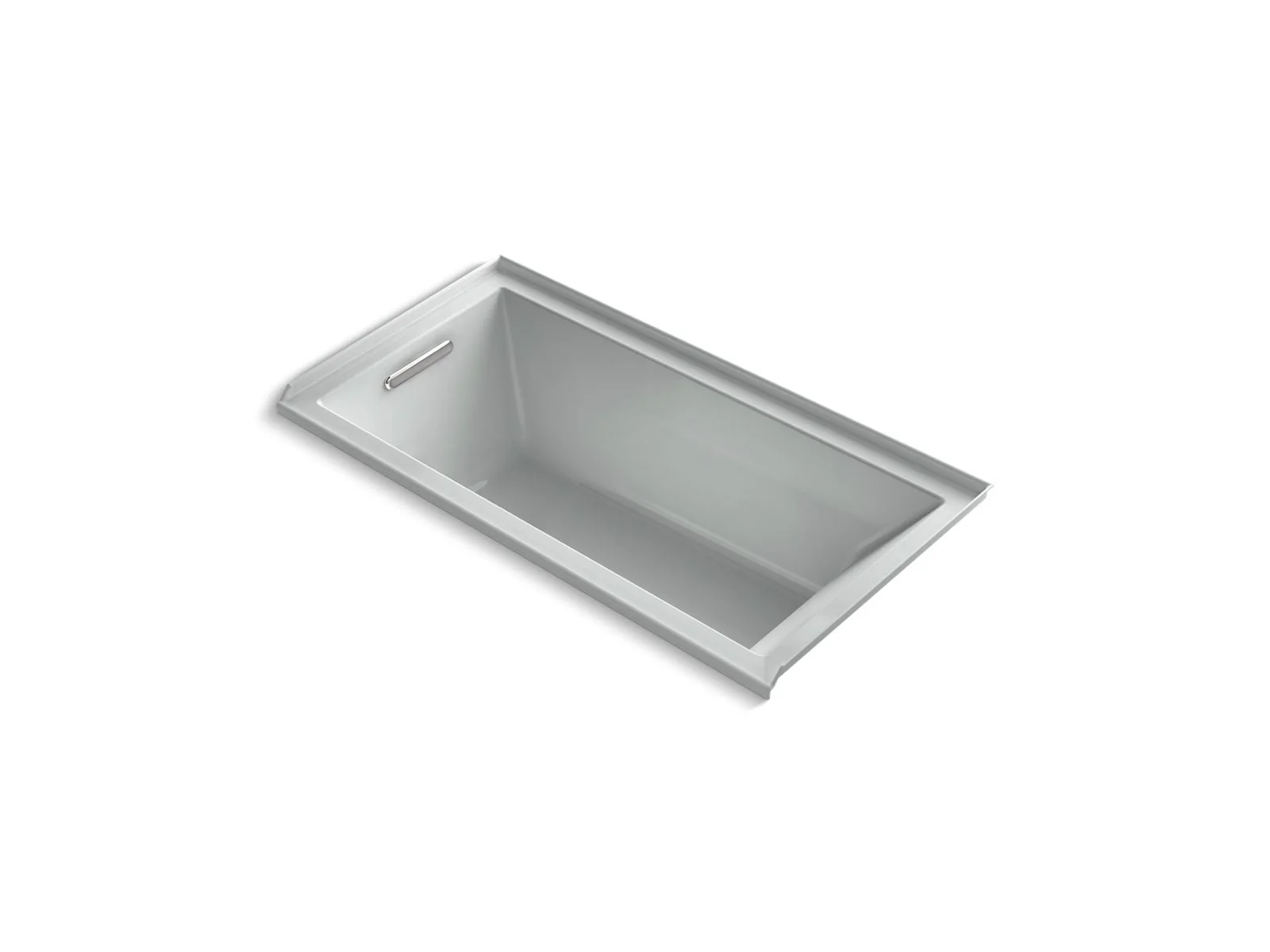 KOHLER K-1121-LW Underscore 60" x 30" alcove bath with Bask heated surface, left drain - Image 4