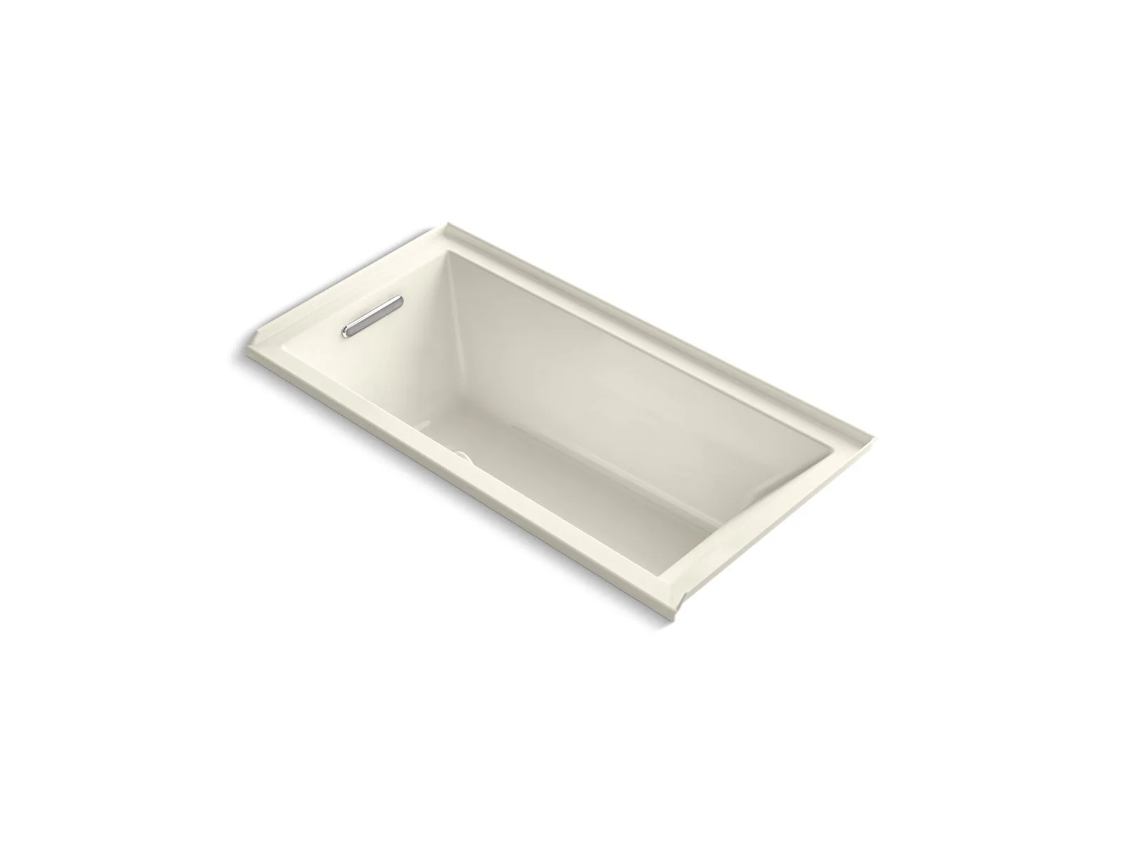 KOHLER K-1121-LW Underscore 60" x 30" alcove bath with Bask heated surface, left drain - Image 5