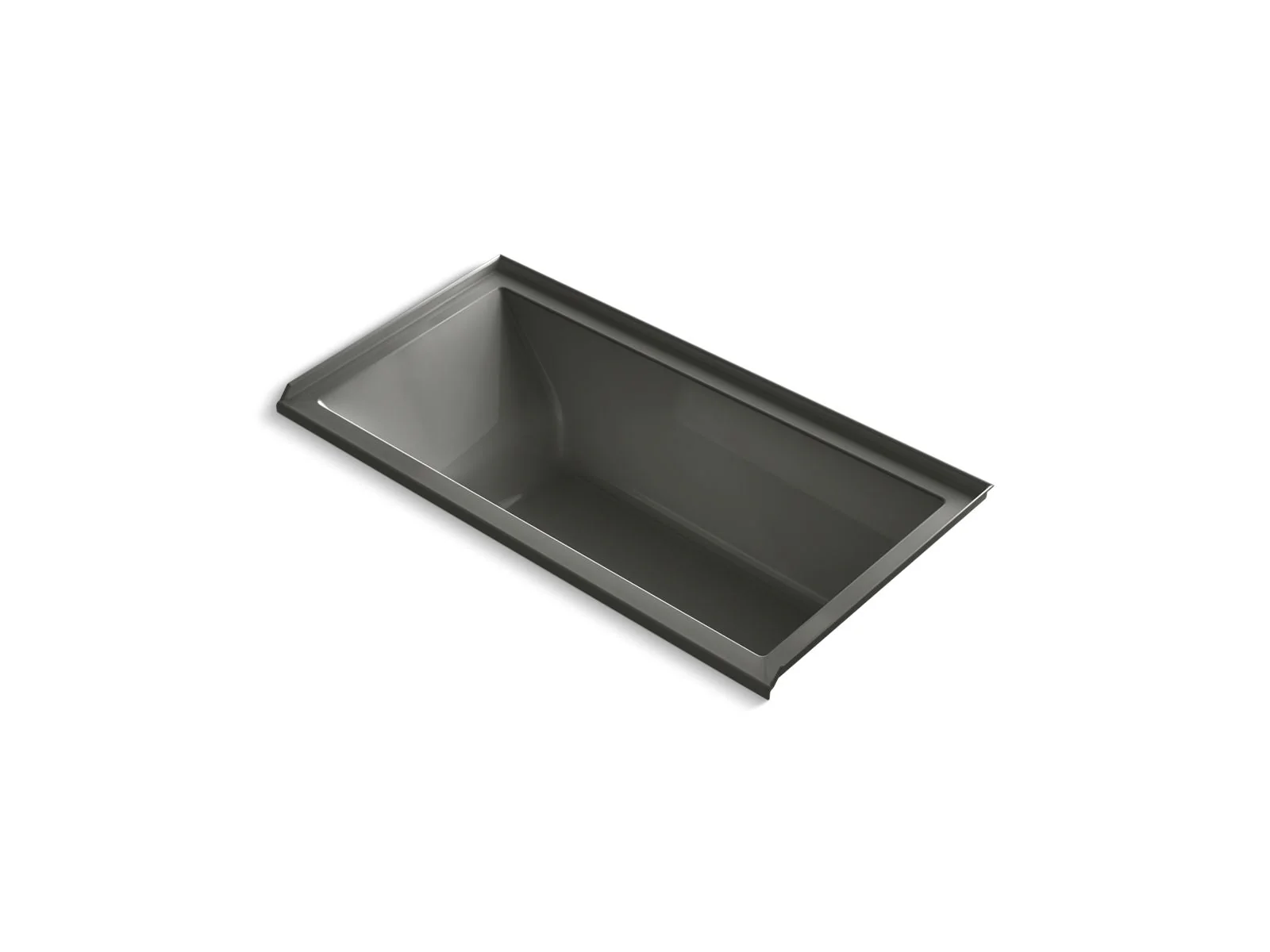 KOHLER K-1121-RW Underscore 60" x 30" alcove bath with Bask heated surface, right drain - Image 2