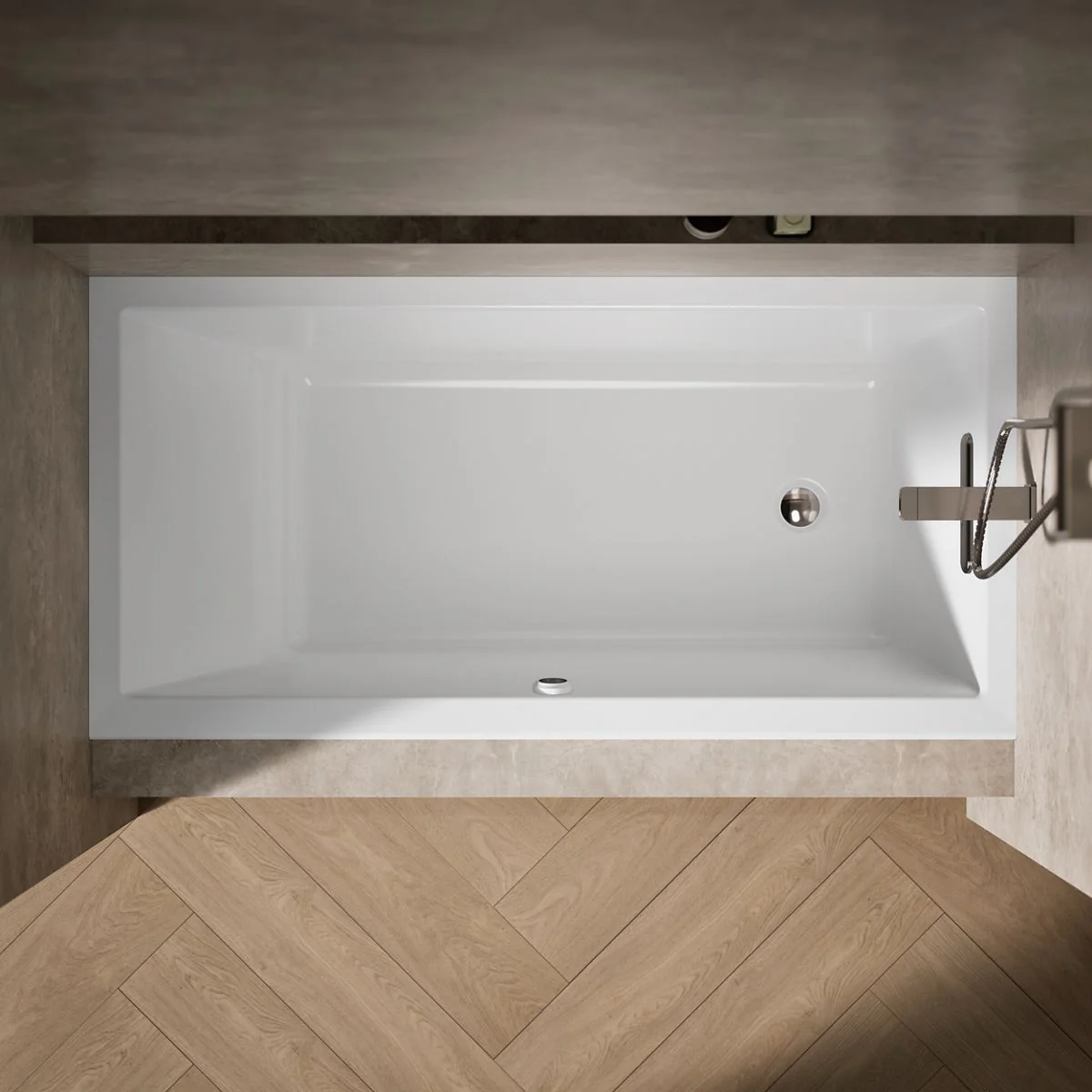 KOHLER K-1121-RW Underscore 60" x 30" alcove bath with Bask heated surface, right drain - Image 20