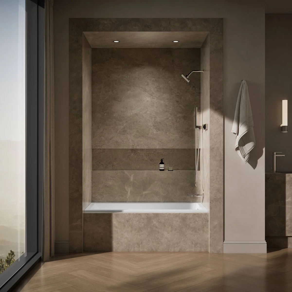 KOHLER K-1121-RW Underscore 60" x 30" alcove bath with Bask heated surface, right drain - Image 21