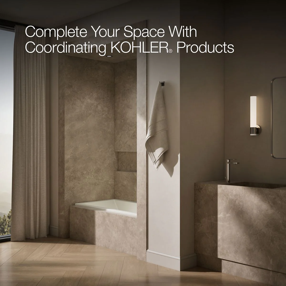 KOHLER K-1121-RW Underscore 60" x 30" alcove bath with Bask heated surface, right drain - Image 9