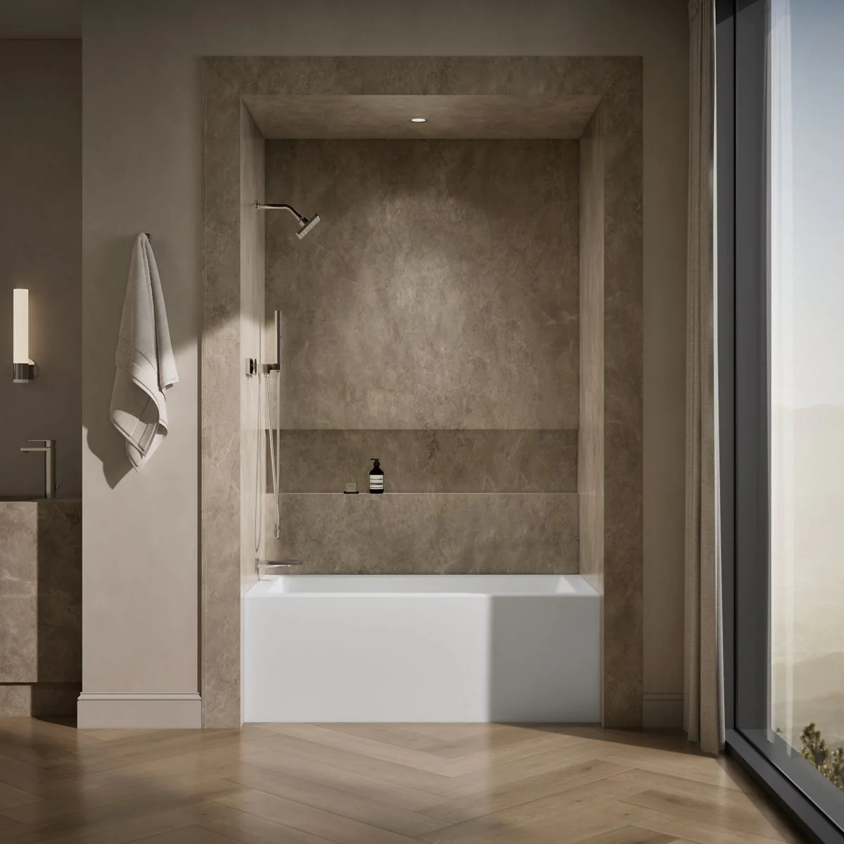 KOHLER K-1956-LA Underscore 60" x 30" alcove bath, left drain - Image 16