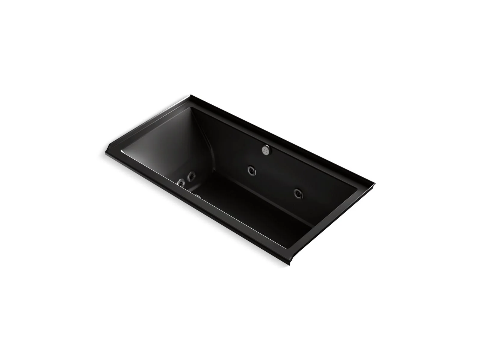 KOHLER K-1167-XHGHR Underscore 60" x 30" alcove Heated BubbleMassage air bath with whirlpool, right drain - Image 3