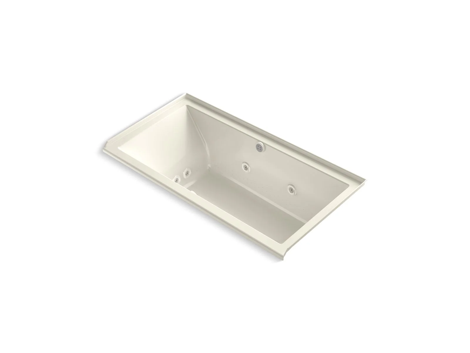 KOHLER K-1167-XHGHR Underscore 60" x 30" alcove Heated BubbleMassage air bath with whirlpool, right drain - Image 5
