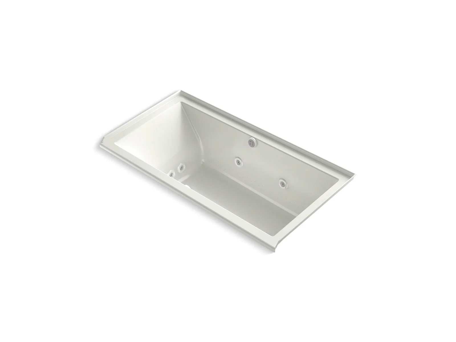 KOHLER K-1167-XHGHR Underscore 60" x 30" alcove Heated BubbleMassage air bath with whirlpool, right drain - Image 6