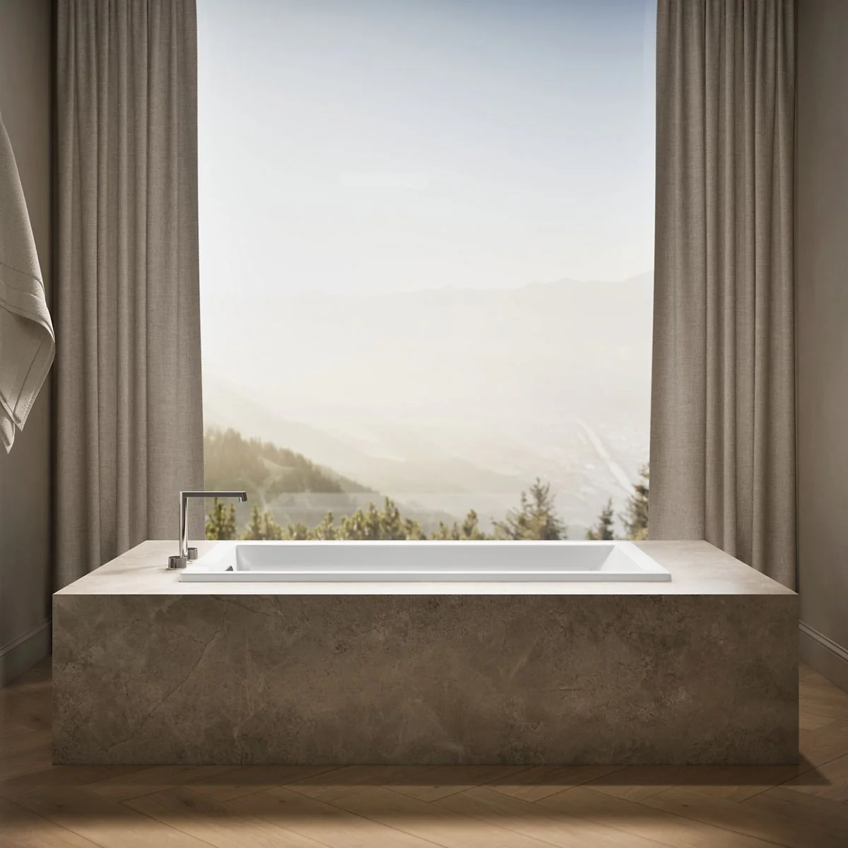 KOHLER K-1121 Underscore 60" x 30" drop-in bath - Image 17