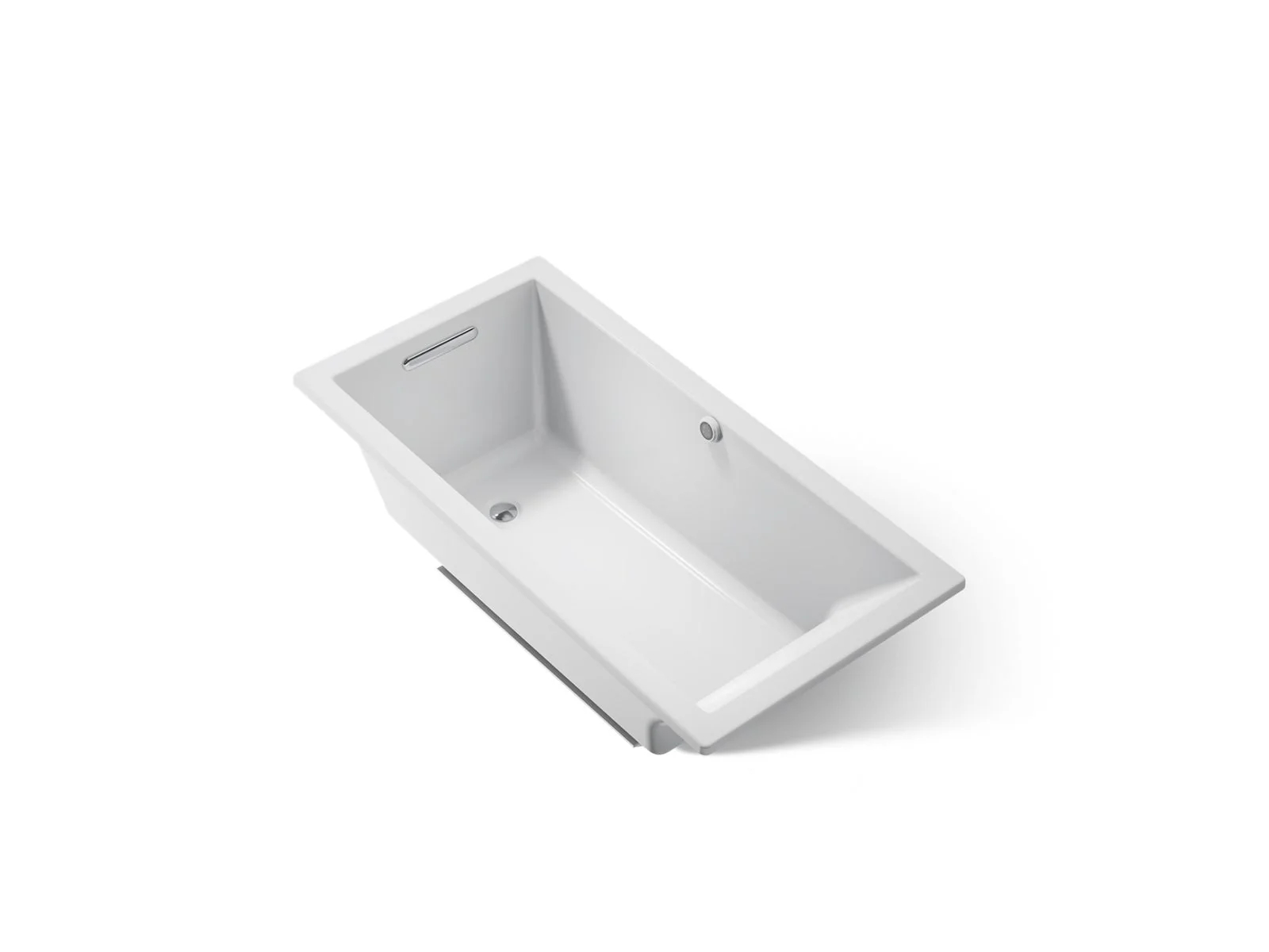 KOHLER K-1121-W1 Underscore 60" x 30" drop-in bath with Bask heated surface - Image 12