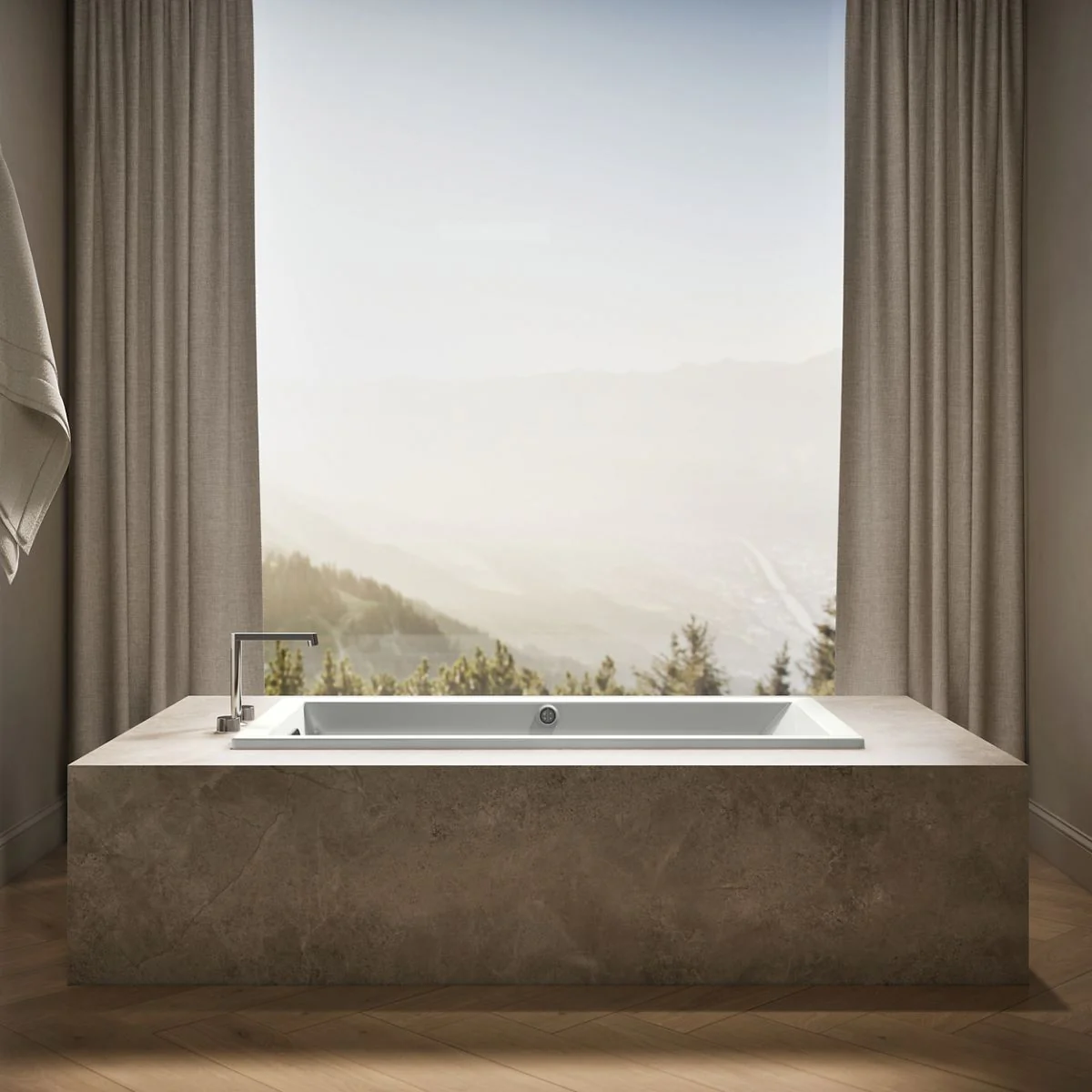 KOHLER K-1121-W1 Underscore 60" x 30" drop-in bath with Bask heated surface - Image 13