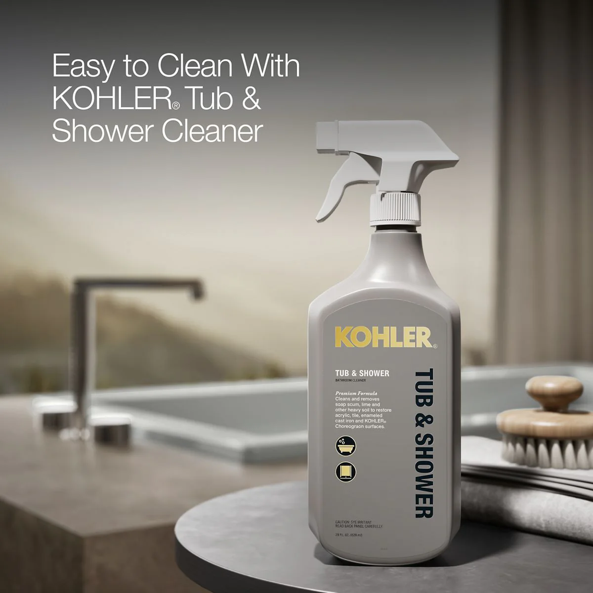 KOHLER K-1121-W1 Underscore 60" x 30" drop-in bath with Bask heated surface - Image 15