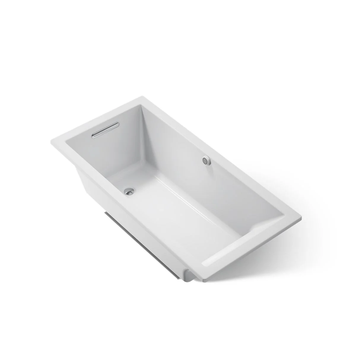 KOHLER K-1121-W1 Underscore 60" x 30" drop-in bath with Bask heated surface - Image 16
