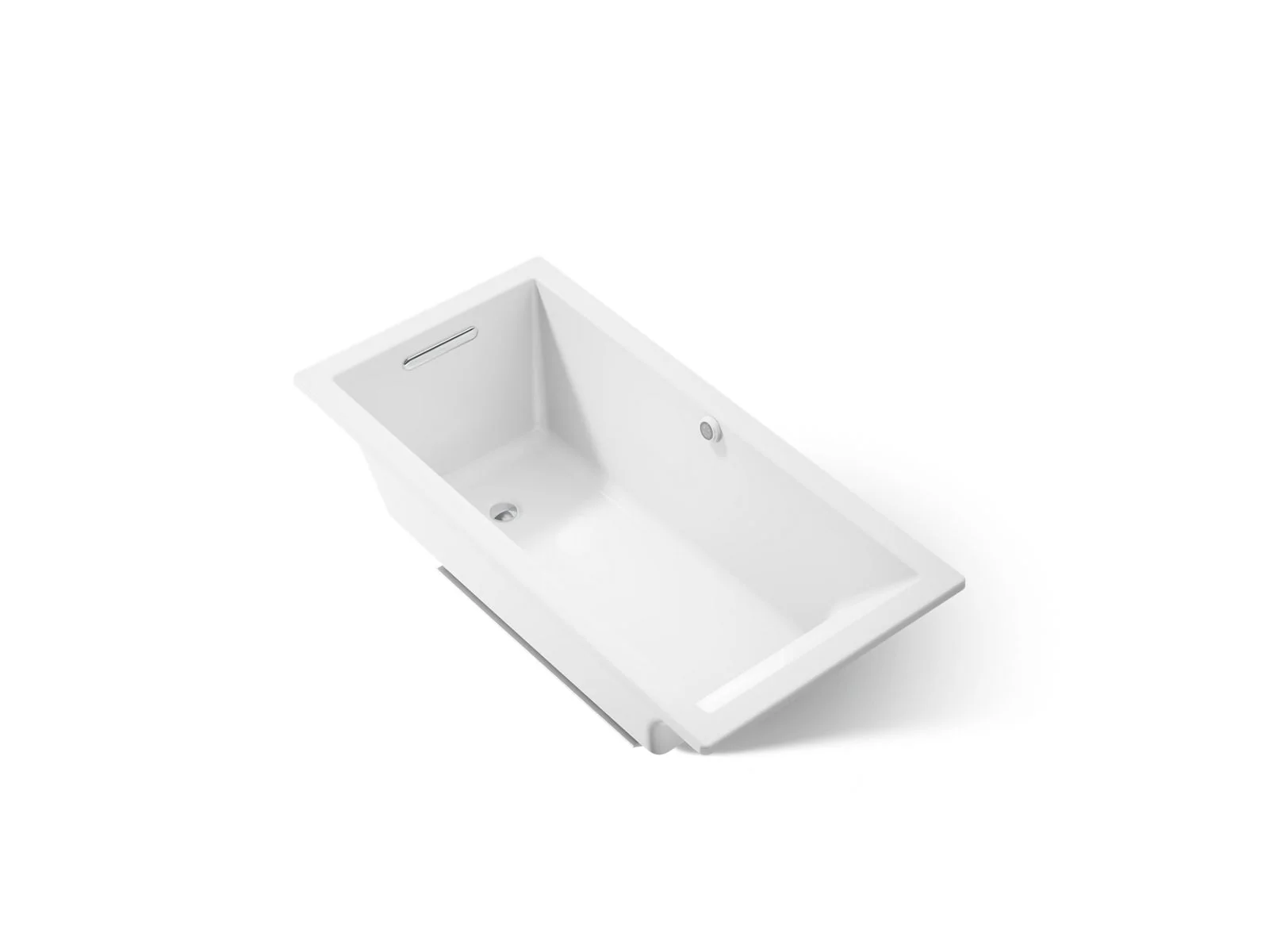 KOHLER K-1121-W1 Underscore 60" x 30" drop-in bath with Bask heated surface - Image 22
