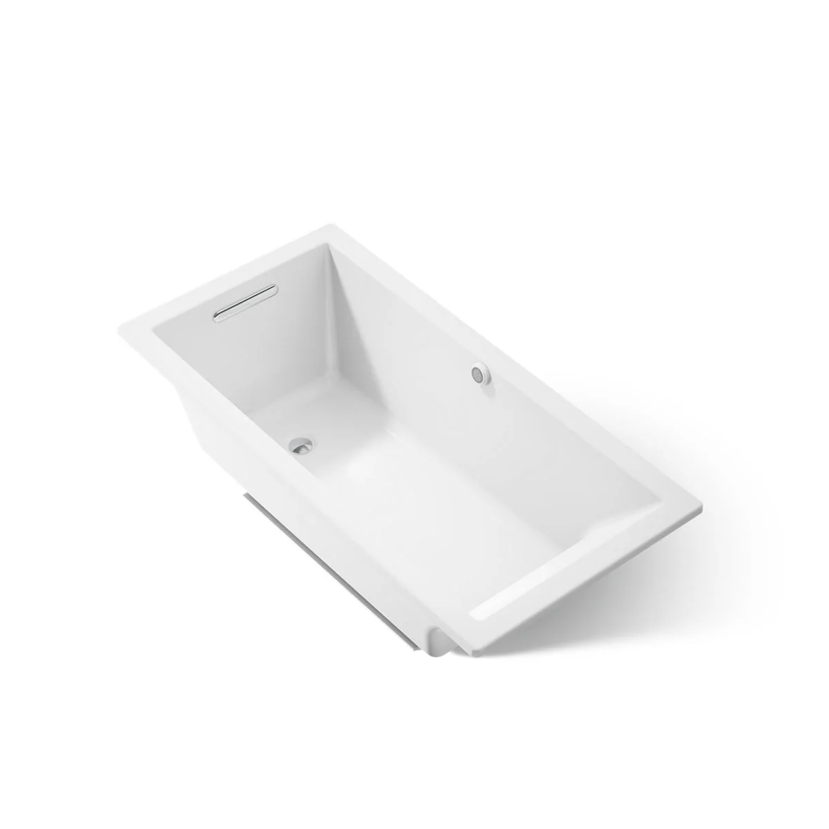 KOHLER K-1121-W1 Underscore 60" x 30" drop-in bath with Bask heated surface - Image 26
