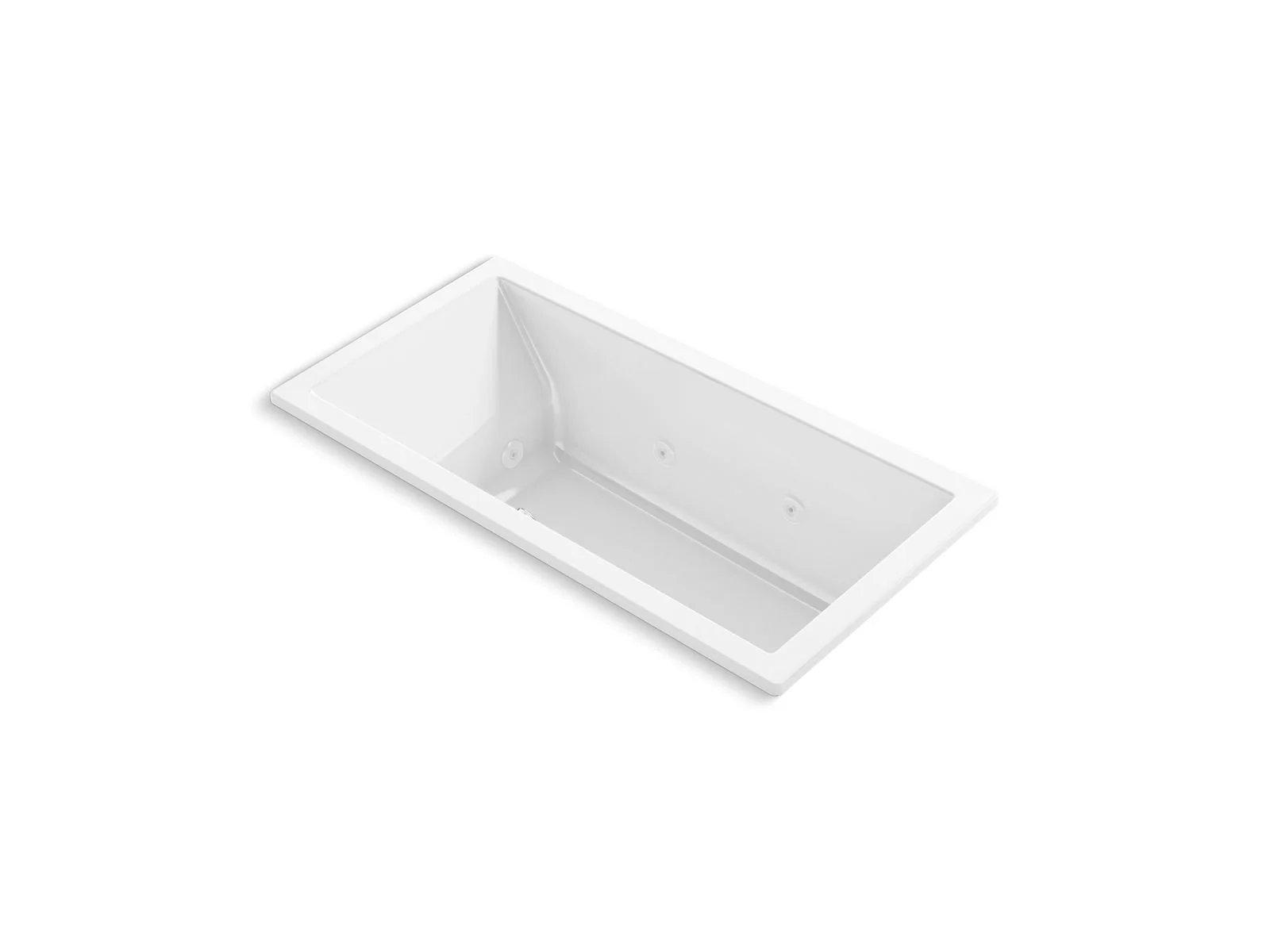 KOHLER K-1167-JH Underscore 60" x 30" drop-in heated whirlpool bath