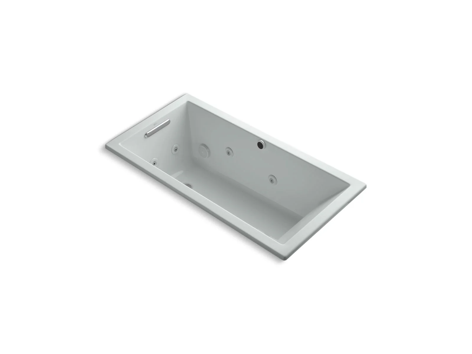 KOHLER K-1167-JH Underscore 60" x 30" drop-in heated whirlpool bath - Image 4