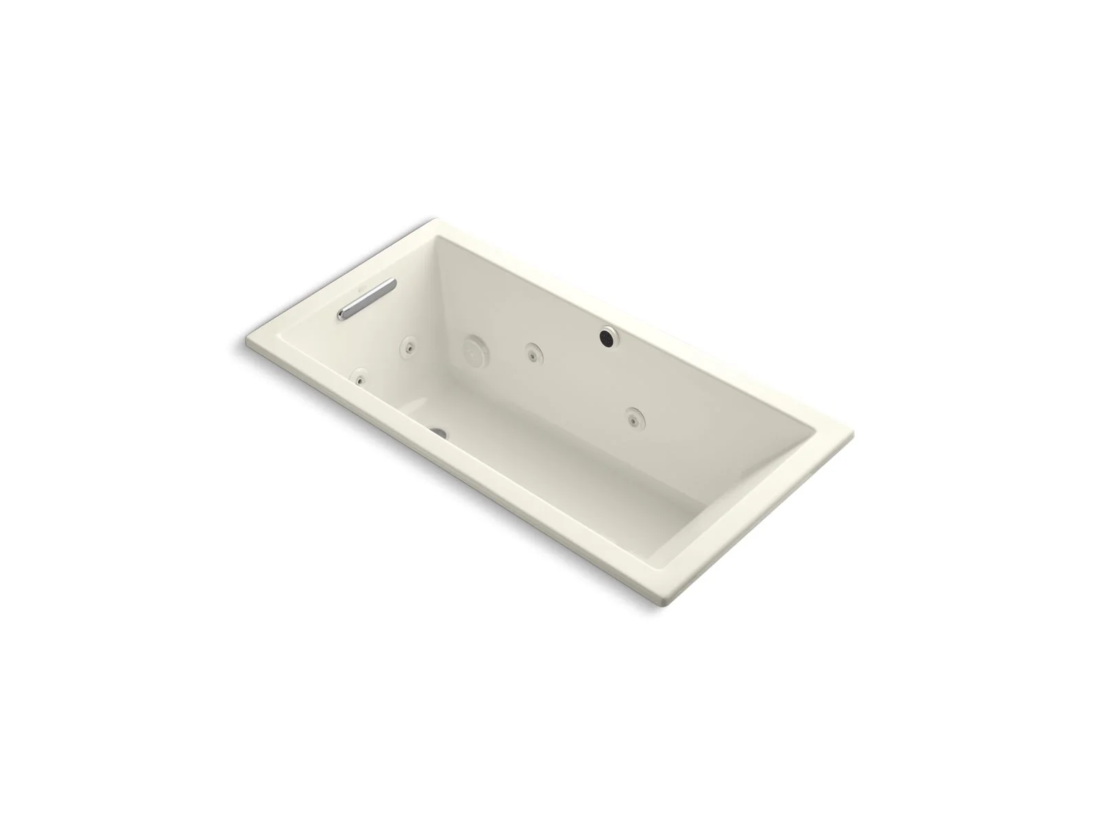 KOHLER K-1167-JH Underscore 60" x 30" drop-in heated whirlpool bath - Image 5