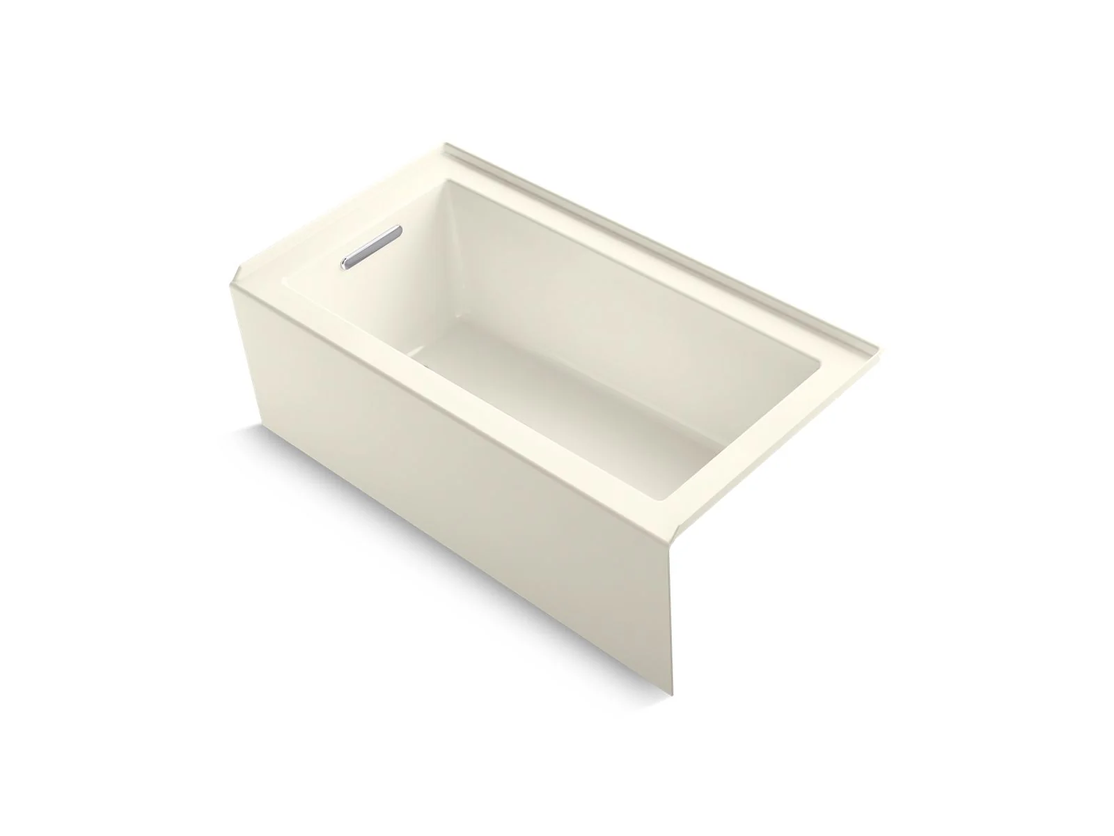 KOHLER K-1957-LA Underscore 60" x 32" alcove bath, left drain - Image 4