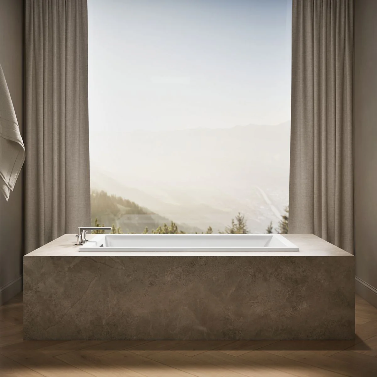 KOHLER K-1130 Underscore 60" x 32" drop-in bath - Image 19