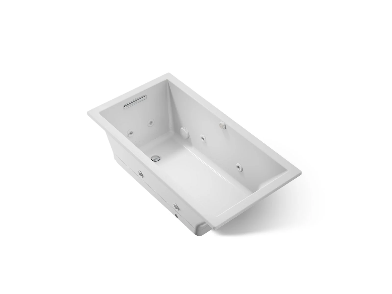 KOHLER K-1168-XHGH Underscore 60" x 32" drop-in Heated BubbleMassage air bath with whirlpool - Image 17