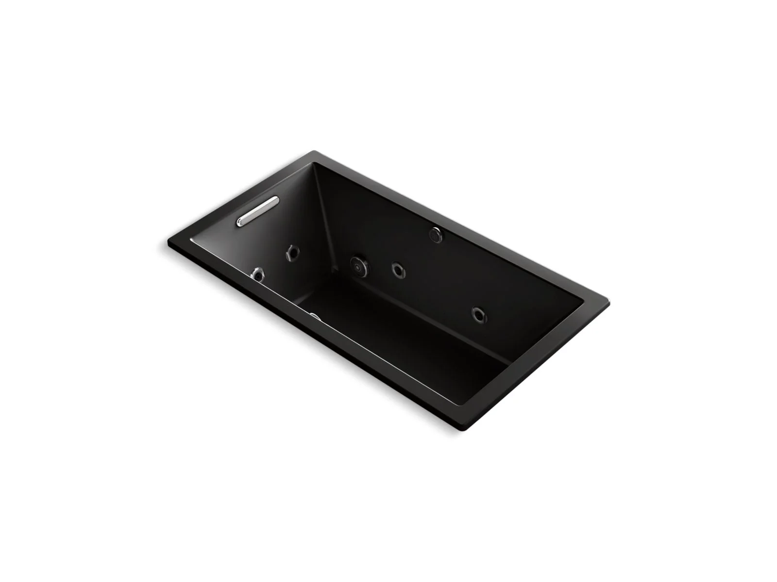 KOHLER K-1168-XHGH Underscore 60" x 32" drop-in Heated BubbleMassage air bath with whirlpool - Image 3