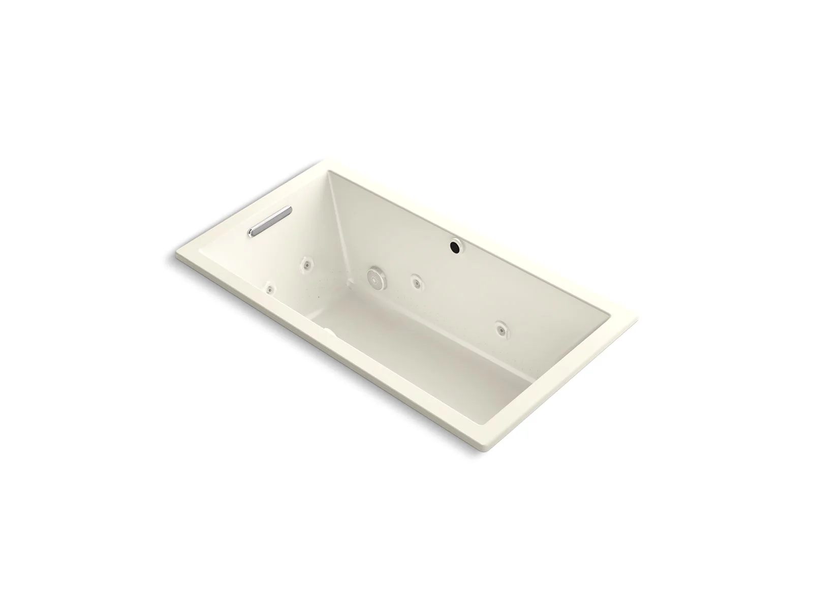KOHLER K-1168-XHGH Underscore 60" x 32" drop-in Heated BubbleMassage air bath with whirlpool - Image 5
