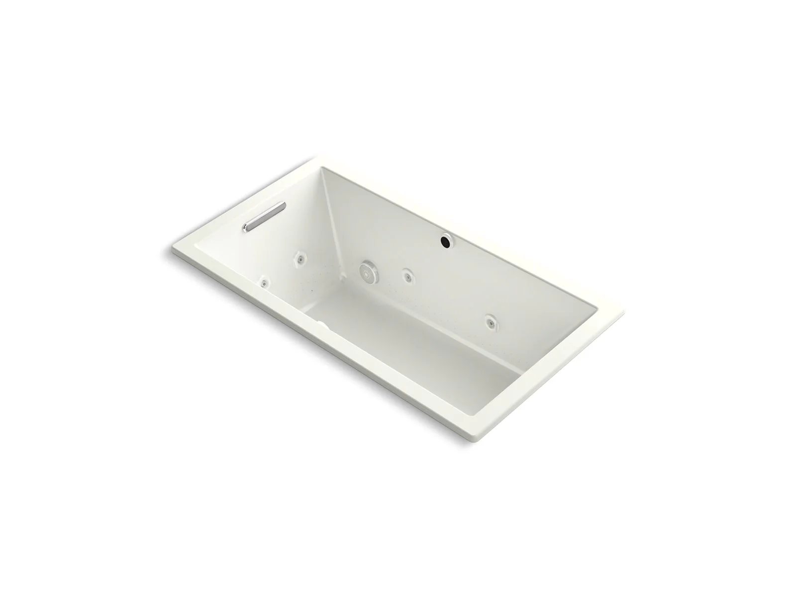 KOHLER K-1168-XHGH Underscore 60" x 32" drop-in Heated BubbleMassage air bath with whirlpool - Image 6