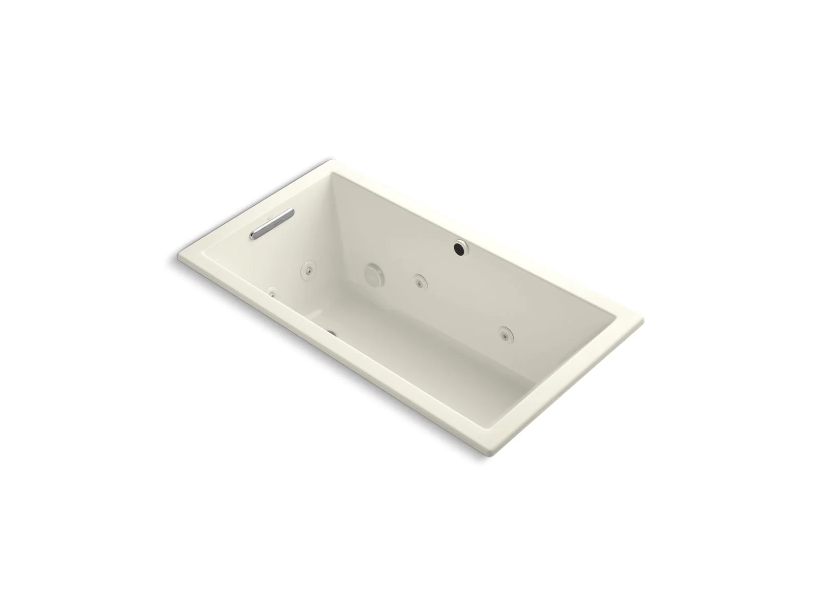 KOHLER K-1168-JH Underscore 60" x 32" drop-in heated whirlpool bath - Image 5