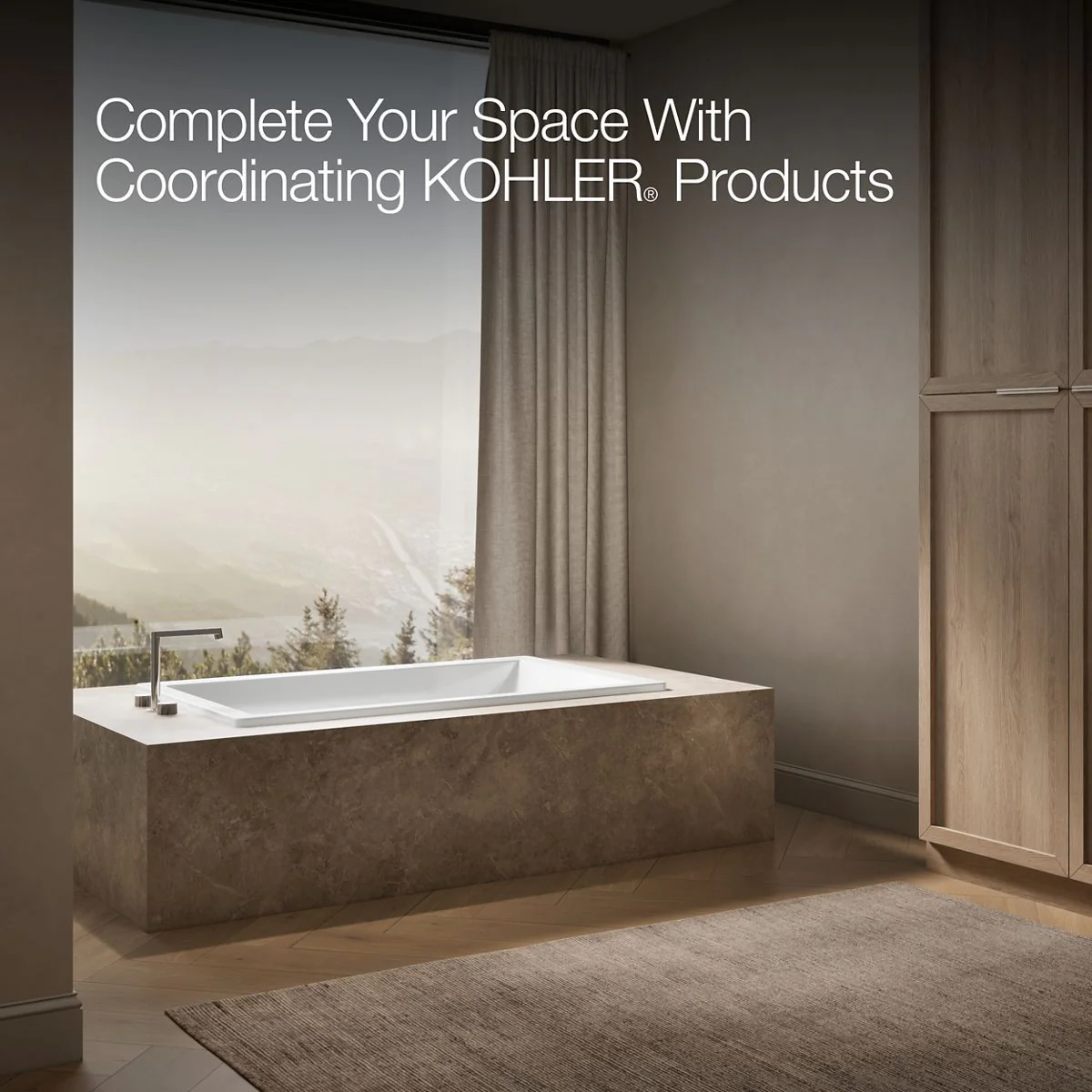 KOHLER K-1848 Underscore 60" x 36" drop-in bath - Image 18