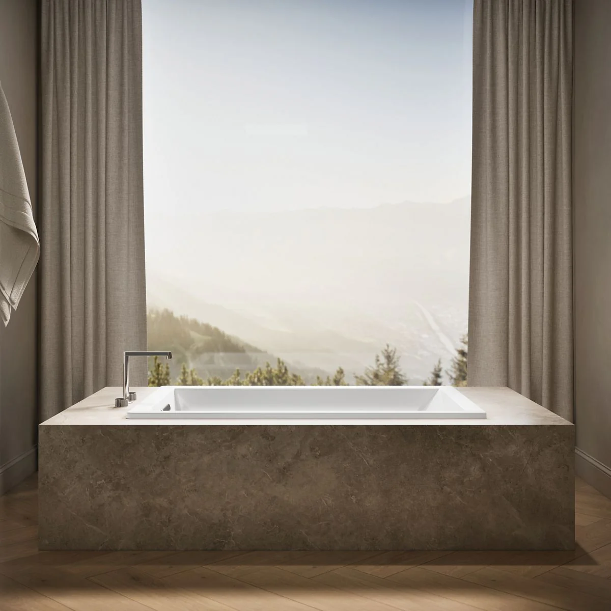 KOHLER K-1848 Underscore 60" x 36" drop-in bath - Image 20