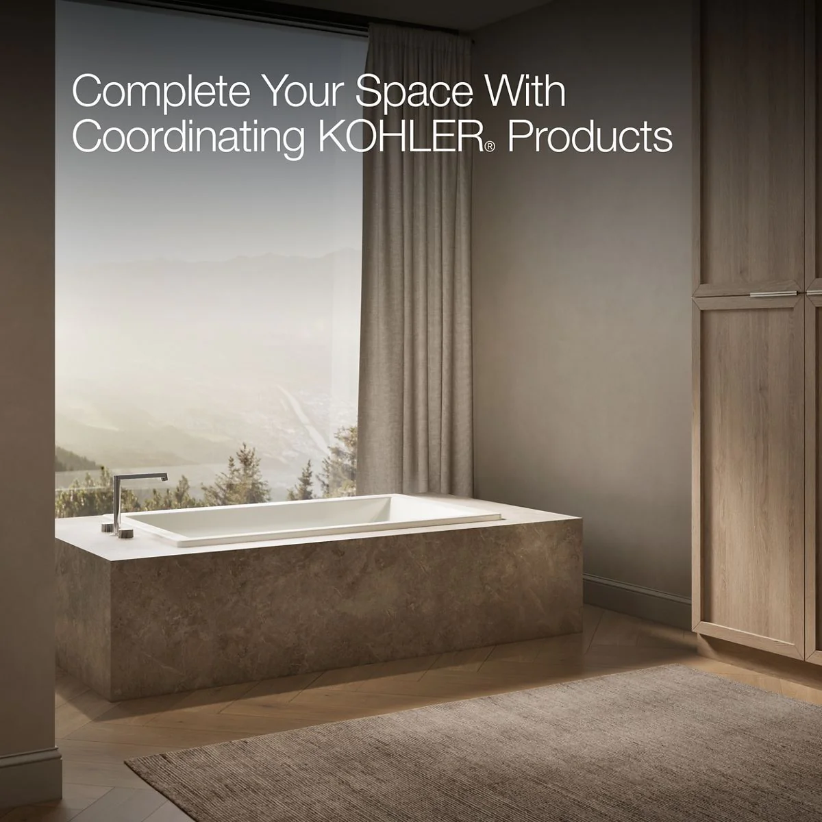KOHLER K-1848 Underscore 60" x 36" drop-in bath - Image 9