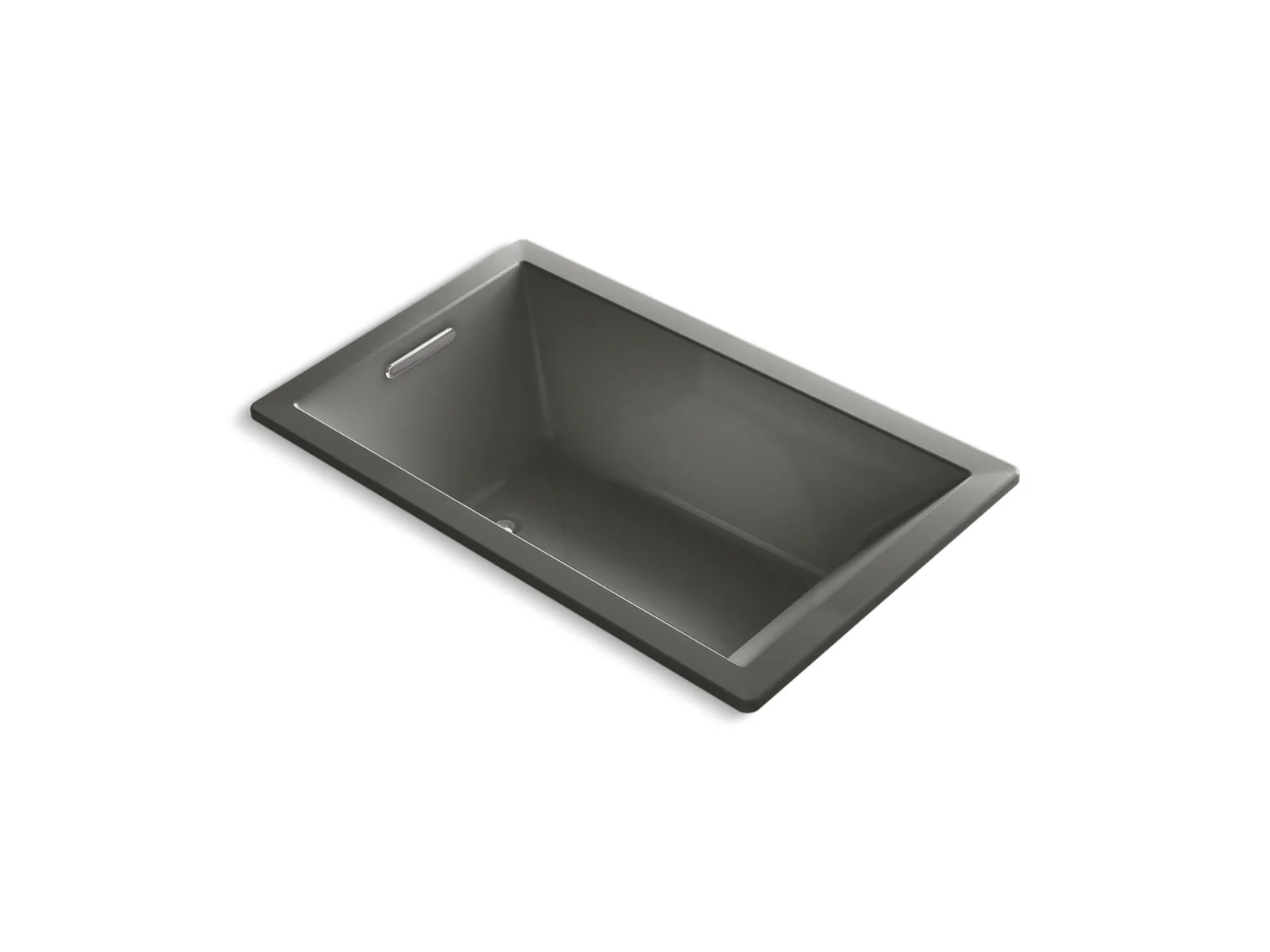 KOHLER K-1849-GHW Underscore 60" x 36" drop-in Heated BubbleMassage air bath with Bask heated surface - Image 2
