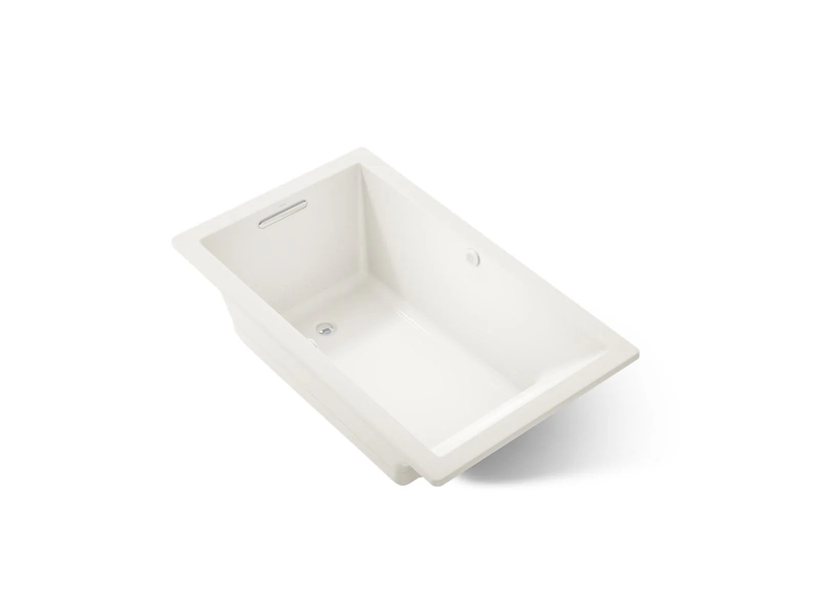 KOHLER K-1849-GHW Underscore 60" x 36" drop-in Heated BubbleMassage air bath with Bask heated surface - Image 22