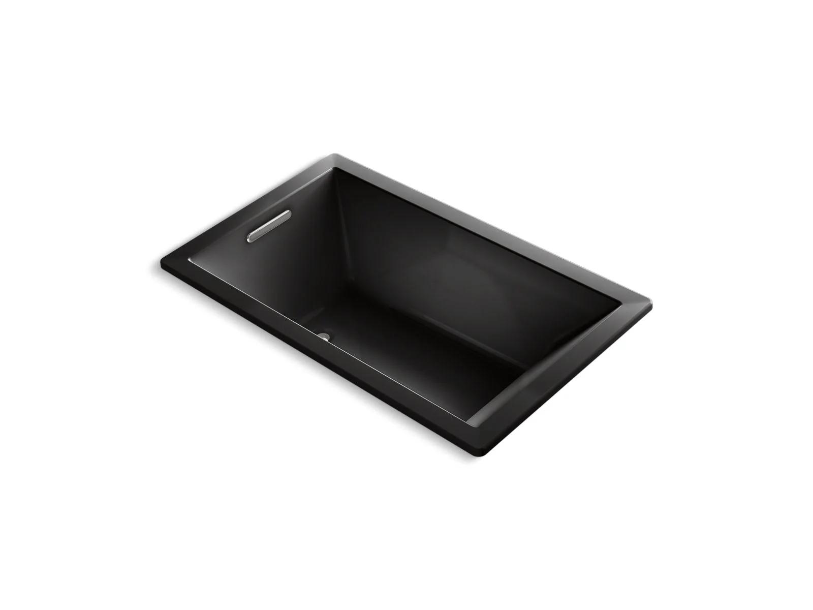 KOHLER K-1849-GHW Underscore 60" x 36" drop-in Heated BubbleMassage air bath with Bask heated surface - Image 3