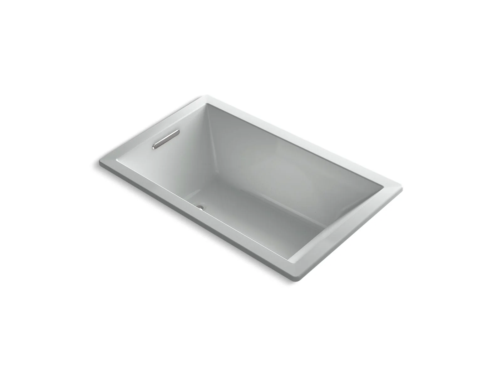 KOHLER K-1849-GHW Underscore 60" x 36" drop-in Heated BubbleMassage air bath with Bask heated surface - Image 4