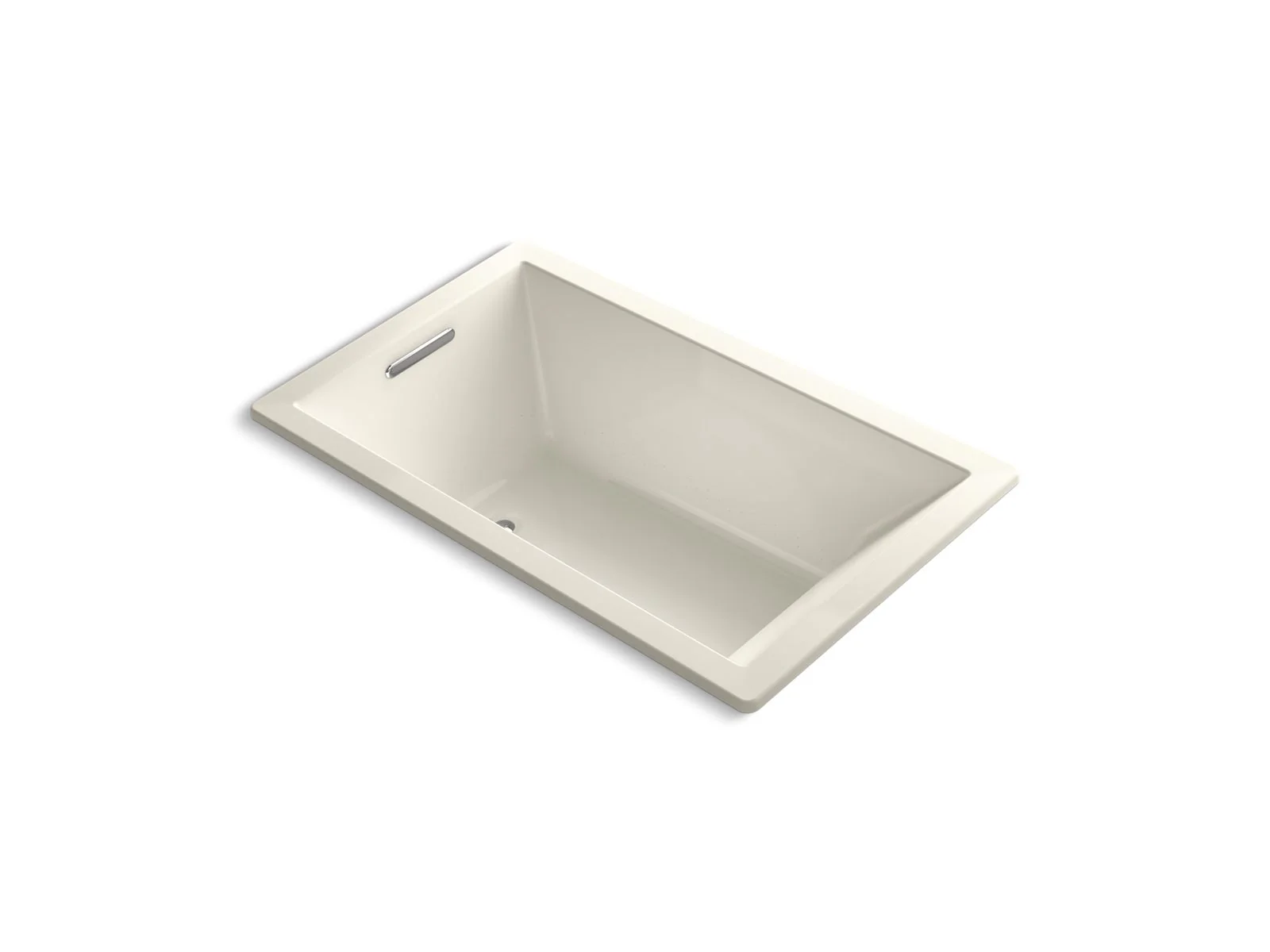 KOHLER K-1849-GHW Underscore 60" x 36" drop-in Heated BubbleMassage air bath with Bask heated surface - Image 5