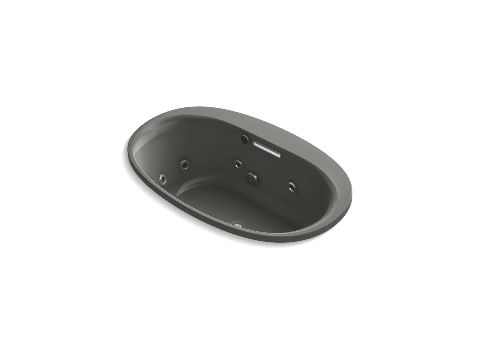 KOHLER K-5714-JH Underscore 60" x 36" drop-in heated whirlpool bath - Image 2